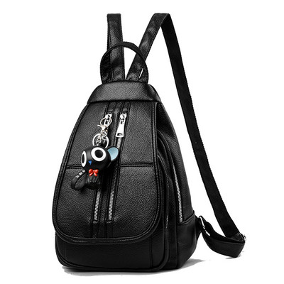 Uue mudeli naiste nahast seljakott õlasangidega