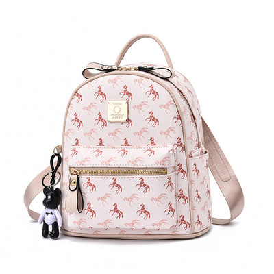 Νέο μοντέλο μικρό γυναικείο σακίδιο πλάτης με απλικέ