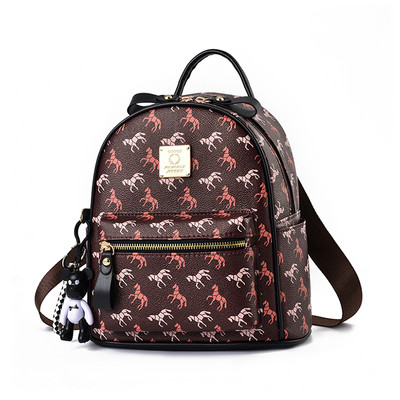 Νέο μοντέλο μικρό γυναικείο σακίδιο πλάτης με απλικέ