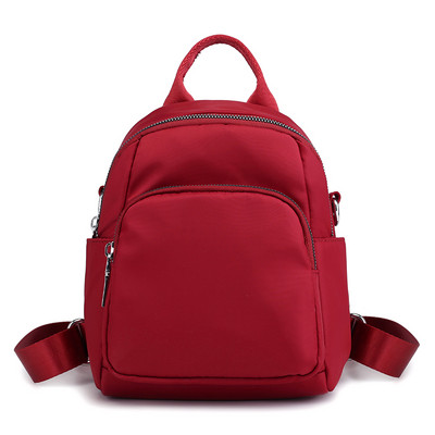 Γυναικείο υφασμάτινο σακίδιο πλάτης με τσέπες σε πολλά χρώματα