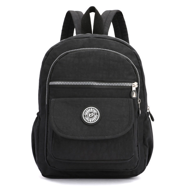 Igapäevane tekstiilist taskutega seljakott - kolme värvi