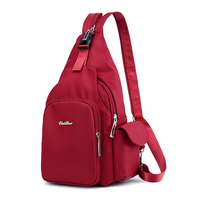 Igapäevane naiste seljakott tekstiilist taskutega