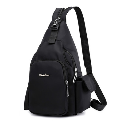 Igapäevane naiste seljakott tekstiilist taskutega