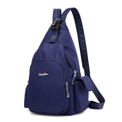 Igapäevane naiste seljakott tekstiilist taskutega