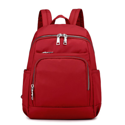 Naiste lõuendist seljakott taskutega mitmes värvitoonis