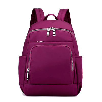 Naiste lõuendist seljakott taskutega mitmes värvitoonis