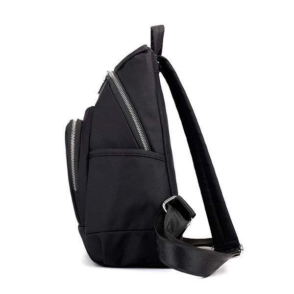 Naiste lõuendist seljakott taskutega mitmes värvitoonis