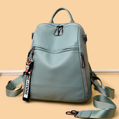 Naiste vabaaja lukuga kunstnahast seljakott