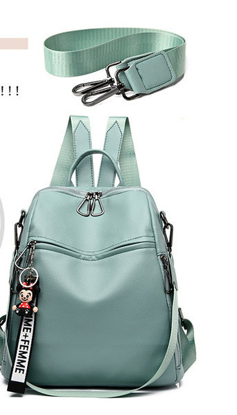 Naiste vabaaja lukuga kunstnahast seljakott