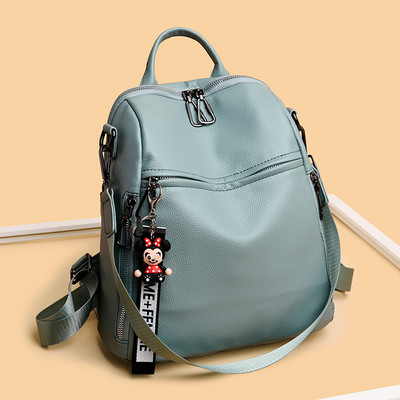 Naiste vabaaja lukuga kunstnahast seljakott