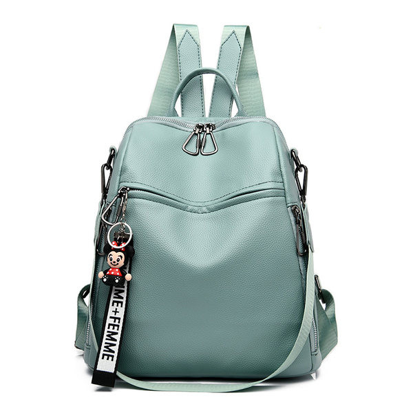 Naiste vabaaja lukuga kunstnahast seljakott