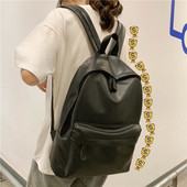 Öko-nahast puhtast mudelist valmistatud suur naiste seljakott