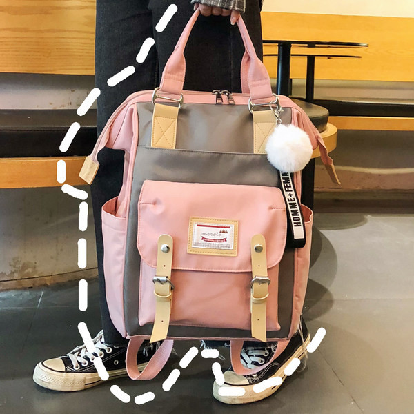 Suur funktsionaalne mitme lahtriga riidest seljakott