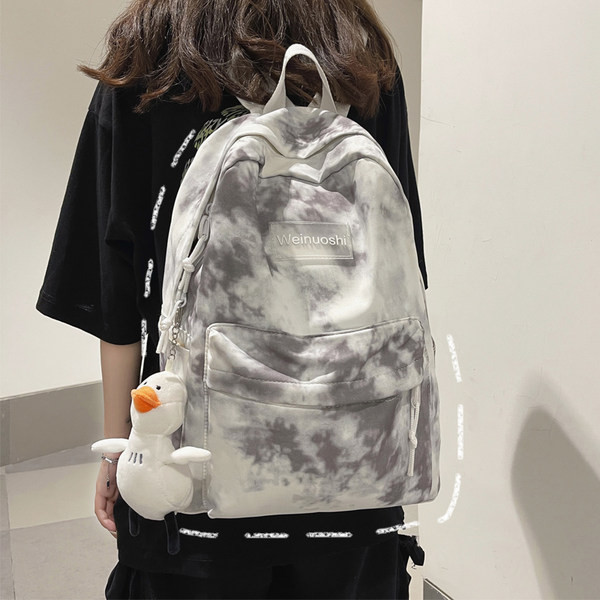 Νέο μοντέλο χρωματιστό γυναικείο σακιδίο πλάτης με φαρδιές τιράντες