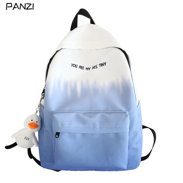 Naiste igapäevane tekstiilist seljakott kirjaga