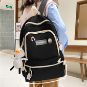 Naiste lõuendist seljakott mitme lahtriga – sobib reisimiseks