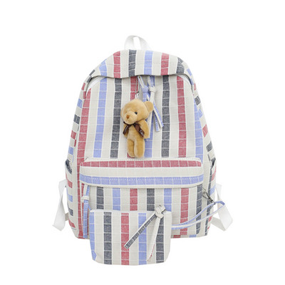 Naiste tekstiilist seljakott 3D elemendiga