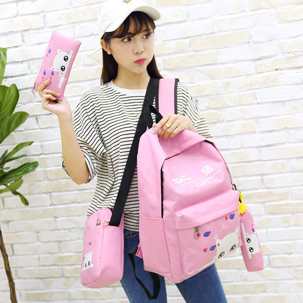 Uue mudeli laiade rihmadega naiste tekstiilist seljakott