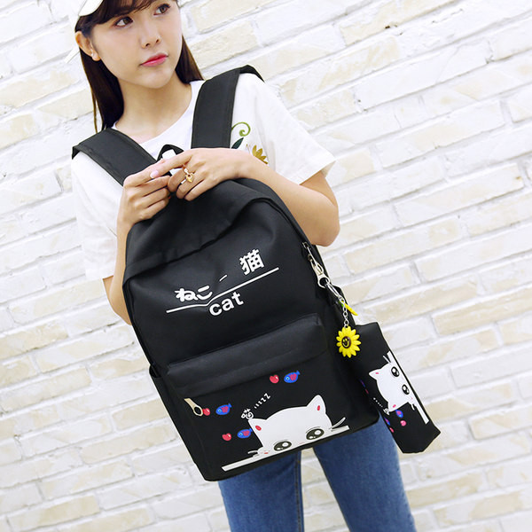 Uue mudeli laiade rihmadega naiste tekstiilist seljakott