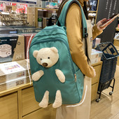 Uue mudeli tekstiilist naiste seljakott 3D elemendiga