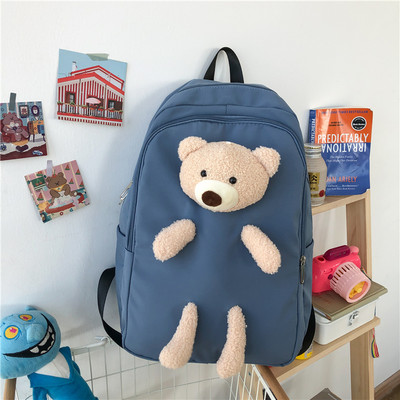 Uue mudeli tekstiilist naiste seljakott 3D elemendiga