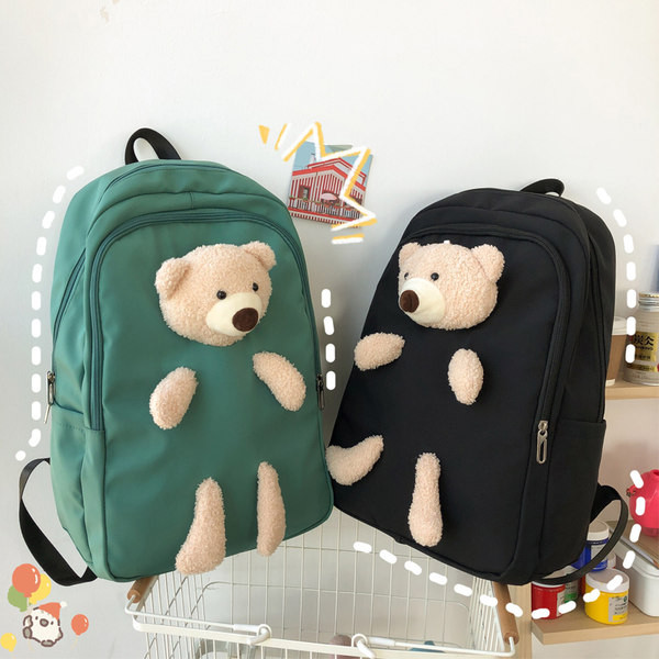 Uue mudeli tekstiilist naiste seljakott 3D elemendiga