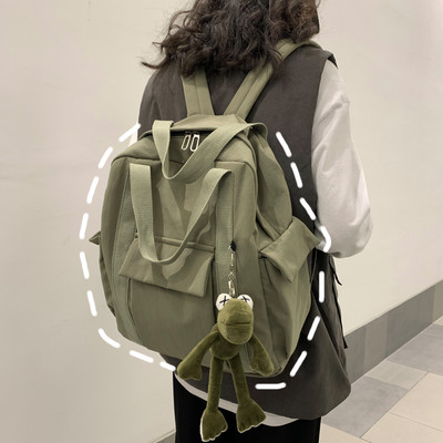 Λειτουργικό υφασμάτινο σακίδιο πλάτης για γυναίκες με πολλές θήκες