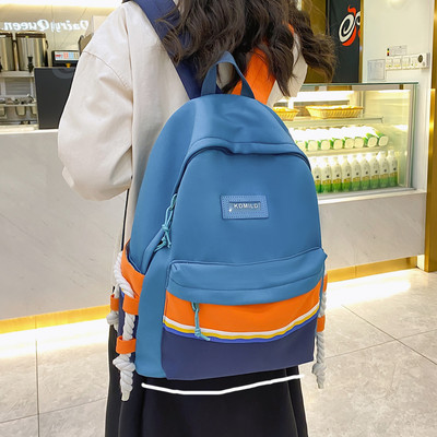 Uue mudeli taskuga lõuendist seljakott-sobib reisimiseks