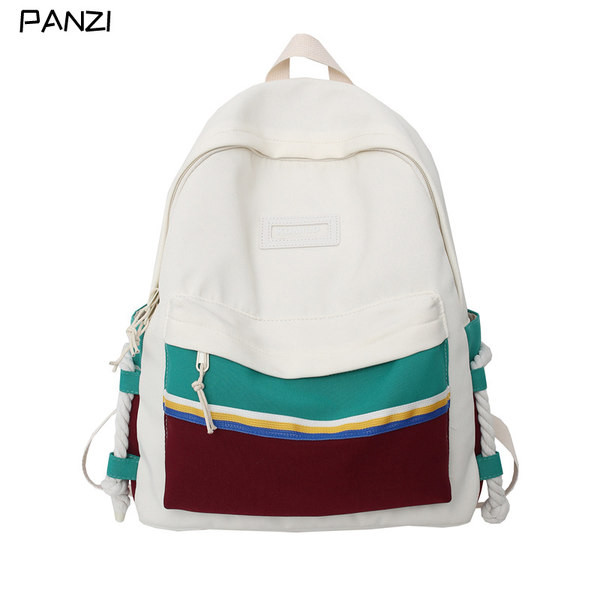 Uue mudeli taskuga lõuendist seljakott-sobib reisimiseks