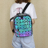 helkurefektiga naiste tekstiilist seljakott