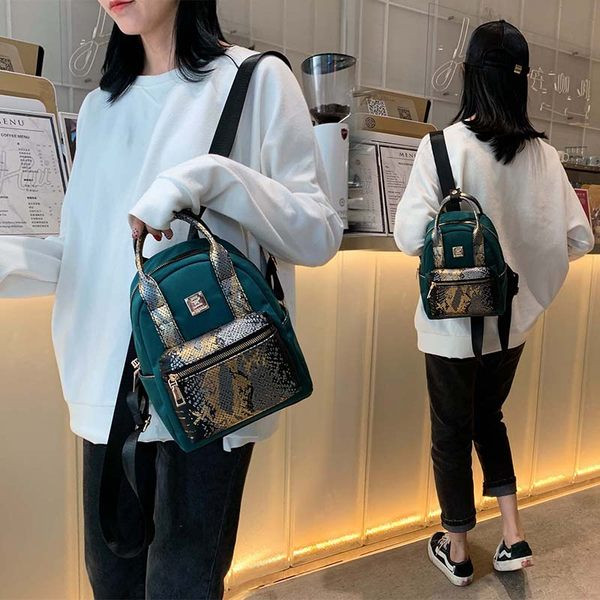 Mini naiste seljakott ökonahast ja tekstiilist