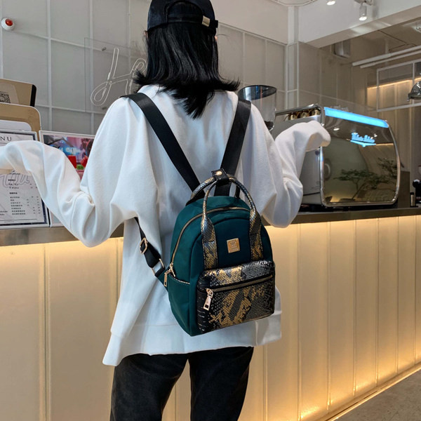 Mini naiste seljakott ökonahast ja tekstiilist