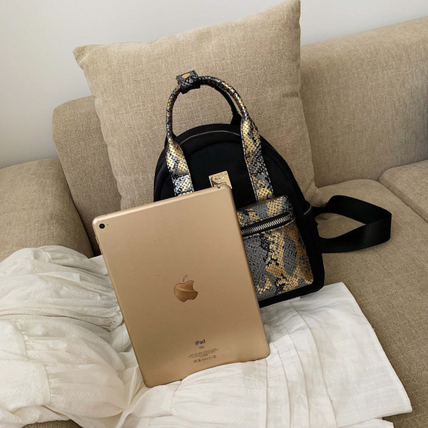 Mini naiste seljakott ökonahast ja tekstiilist