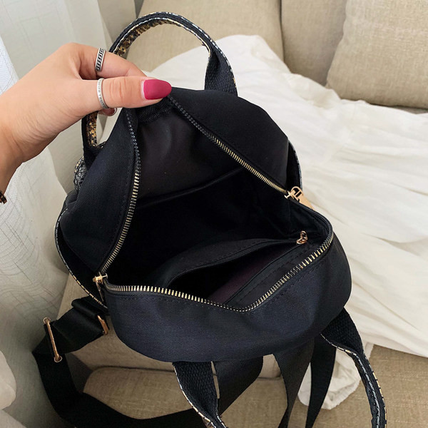 Mini naiste seljakott ökonahast ja tekstiilist