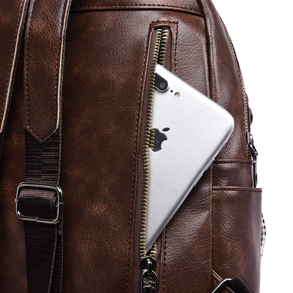 Alkalmi női hátizsák cipzárral