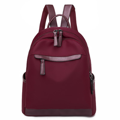 Napi hátizsák pántokkal és fekete zsebbel