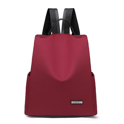 Γυναικείο σακίδιο πλάτης με υφασμάτινα χερούλια - τρία χρώματα