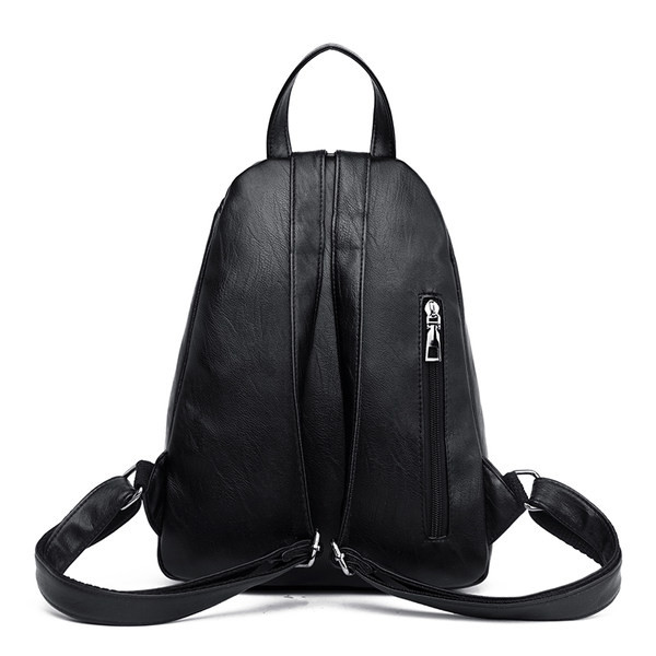 Naiste nahast kott eesmise luku ja rihmadega