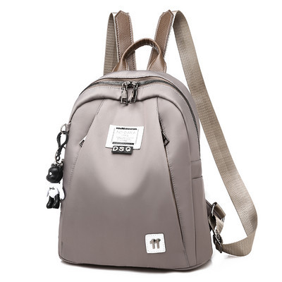 Stílusos női hátizsák textil sima modellből