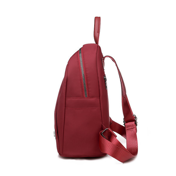 Stílusos női hátizsák textil sima modellből