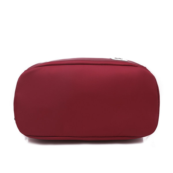 Stílusos női hátizsák textil sima modellből