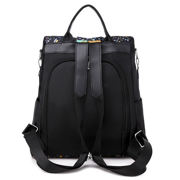 Naiste värvilise mustriga seljakott - kaks värvi