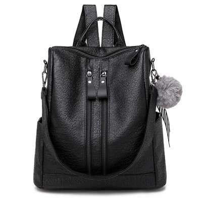 Igapäevane eco-nahast seljakott kandiliste tõmblukkudega