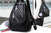 Naiste nahast seljakott lukuga - kaks mudelit