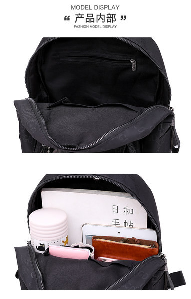 Naiste seljakott musta värvi udusulega