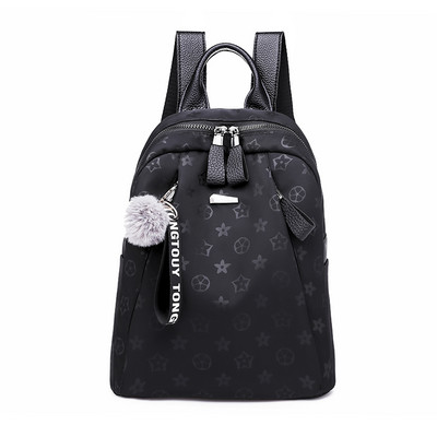 Naiste seljakott musta värvi udusulega