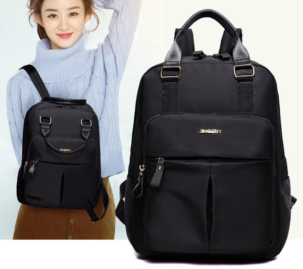 Naiste igapäevane kolmevärviline esitaskuga seljakott