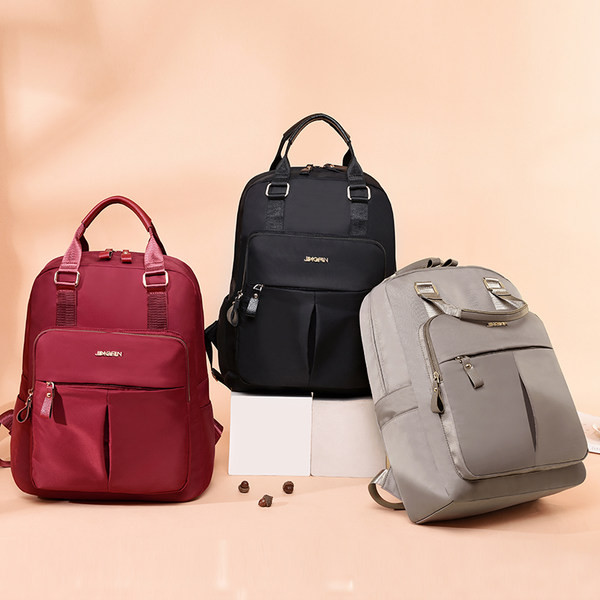 Naiste igapäevane kolmevärviline esitaskuga seljakott