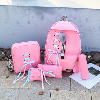 Naiste tekstiilist seljakott tasku ja värvilise ühendusega