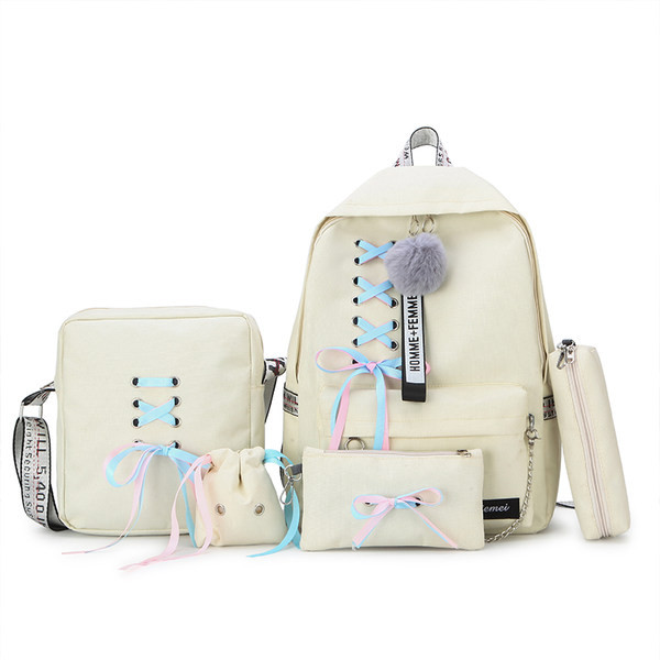 Naiste tekstiilist seljakott tasku ja värvilise ühendusega